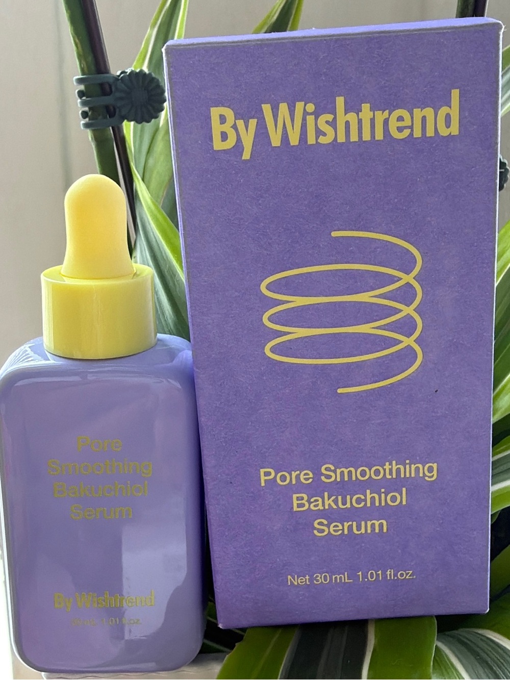 By Wishtrend , Pore Smoothing Bakuchiol Serum — Purple/Yellow 1.01 fl oz